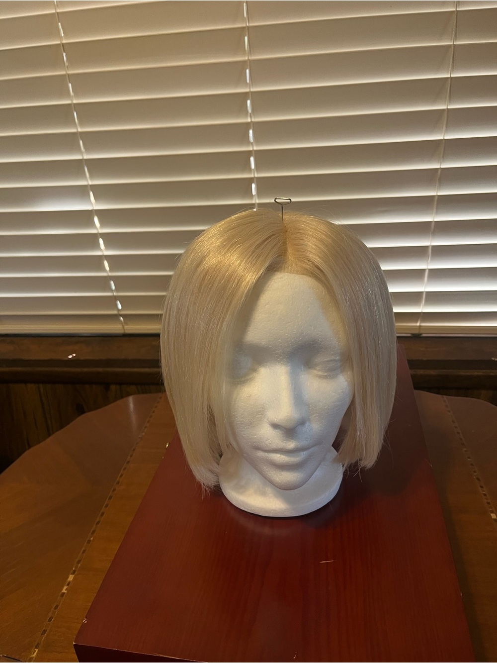 Blonde Short Layered premium Synthetic Wig for Women - Center Part- Natural feel